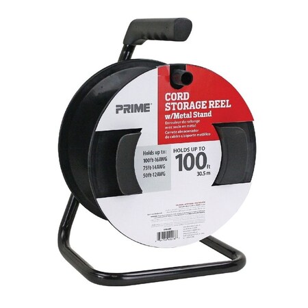 Prime Wire & Cable CORD REEL W/STAND BLACK CR003000